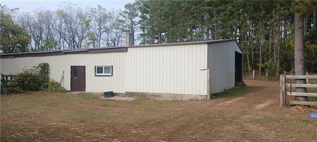 view of outbuilding