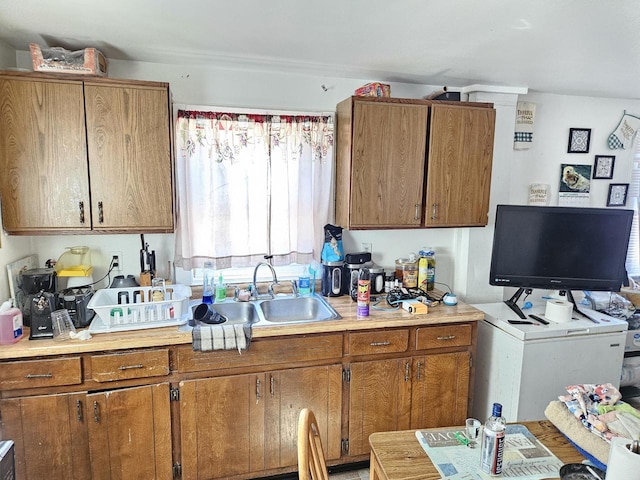 kitchen featuring sink