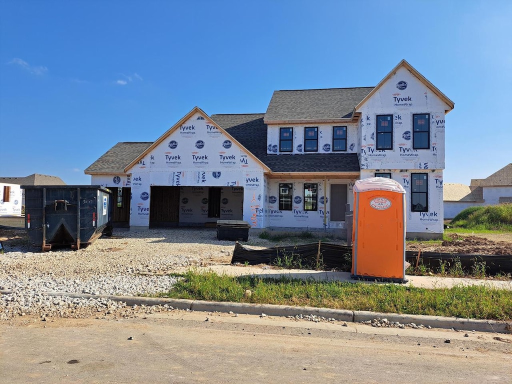 view of property in mid-construction