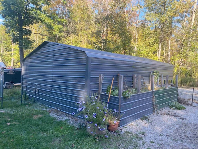 view of outbuilding