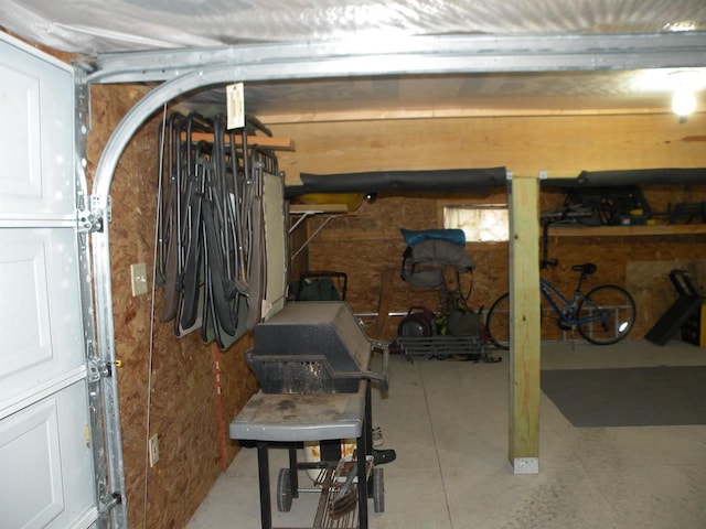 view of basement