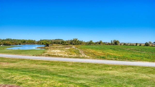 W9037 Ridgeview Trl, New Lisbon, WI 53950 - view of community with a water view and a yard
