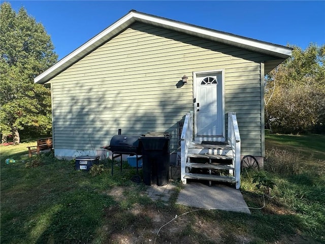 view of back of property