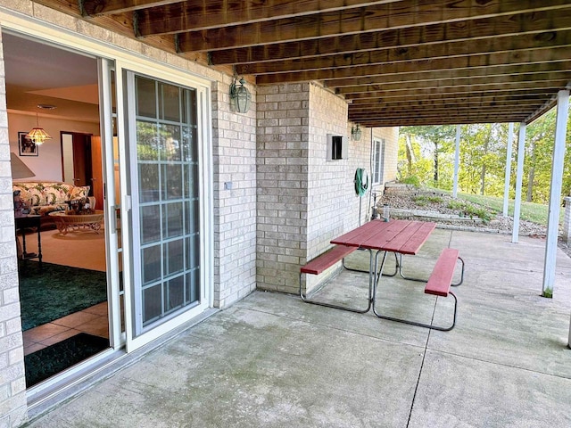 63574 Lohmann Ln, Eastman, WI 52626 - view of patio