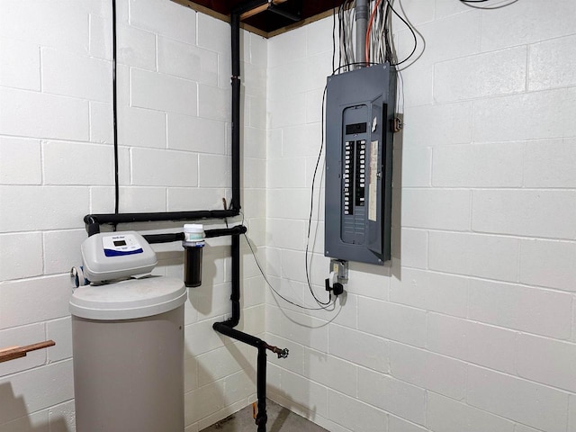 63574 Lohmann Ln, Eastman, WI 52626 - utility room with electric panel