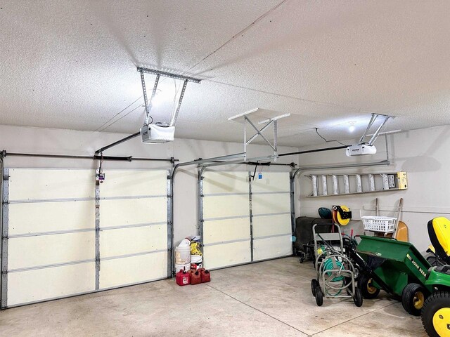 63574 Lohmann Ln, Eastman, WI 52626 - garage with a garage door opener