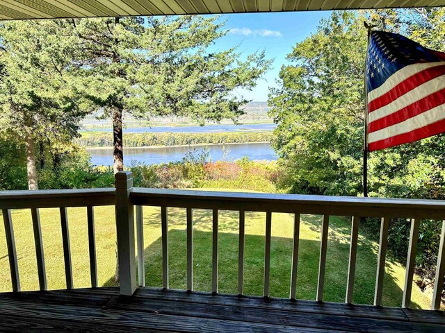 63574 Lohmann Ln, Eastman, WI 52626 - water view featuring a tree filled landscape