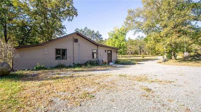 view of property exterior