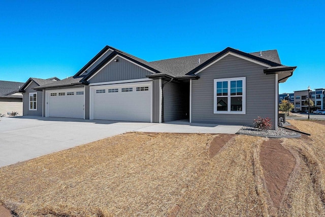 ranch-style house with a garage