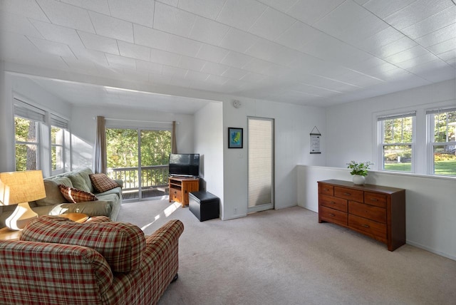 N1814 Highland Rd, Lake Geneva, WI 53147 - living room with carpet flooring