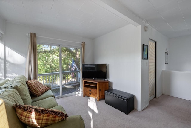 N1814 Highland Rd, Lake Geneva, WI 53147 - living area with carpet floors
