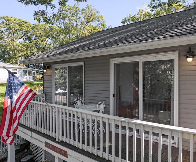 N1814 Highland Rd, Lake Geneva, WI 53147 - view of wooden deck