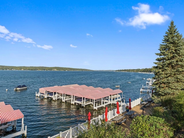 N1814 Highland Rd, Lake Geneva, WI 53147 - dock area with a water view