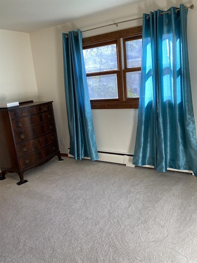 unfurnished bedroom featuring carpet