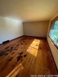 interior space featuring dark wood-type flooring