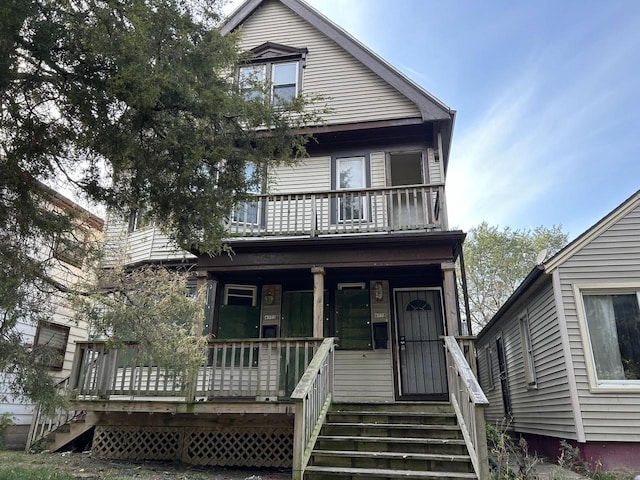 view of front of house featuring a porch