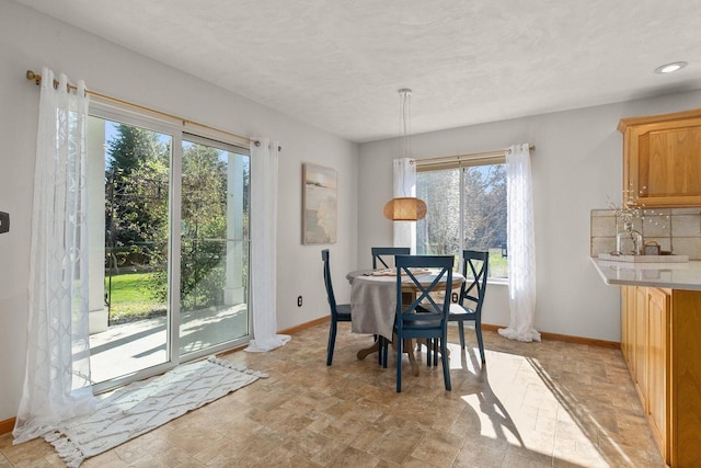 view of dining room