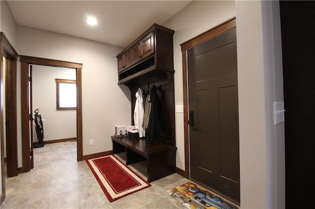 view of mudroom