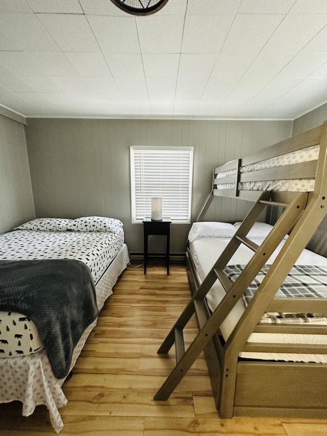 bedroom featuring wood-type flooring