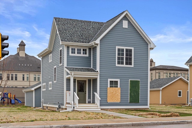 view of front of property