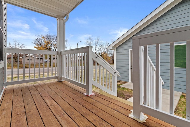 view of deck