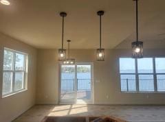 kitchen featuring pendant lighting