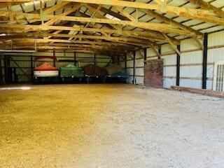 view of horse barn