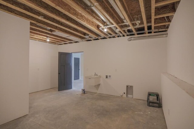 1003 E 10th St, Merrill, WI 54452 - view of unfinished basement