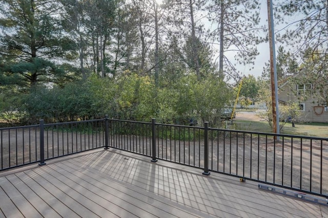 1003 E 10th St, Merrill, WI 54452 - view of wooden terrace