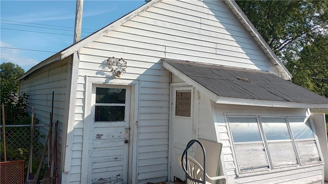 view of outbuilding