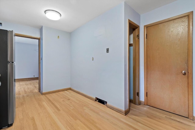 interior space featuring light hardwood / wood-style floors