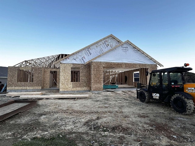 view of property under construction