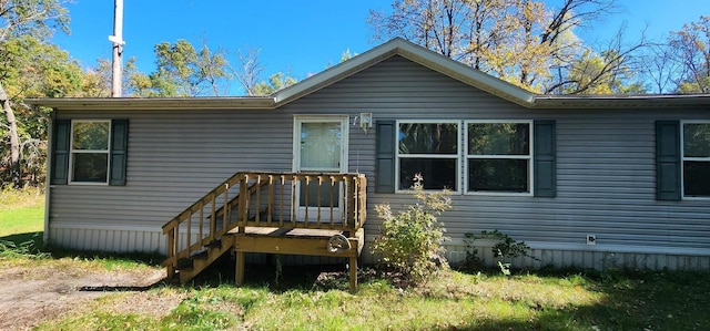 view of back of property