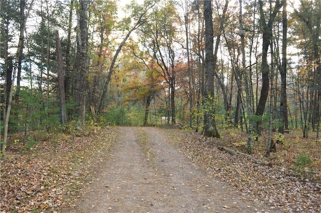 view of road