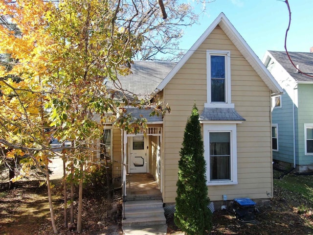 view of bungalow-style home