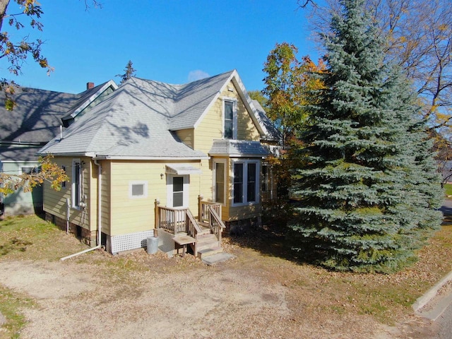 view of rear view of house