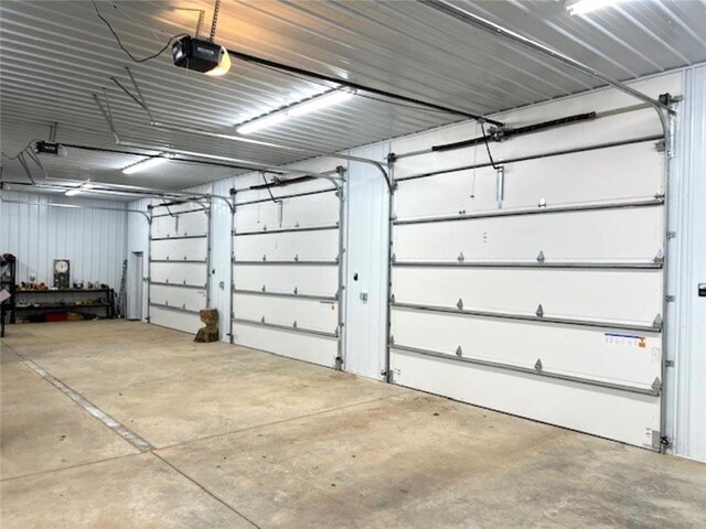 345 Old County D, Shell Lake, WI 54871 - garage with a garage door opener