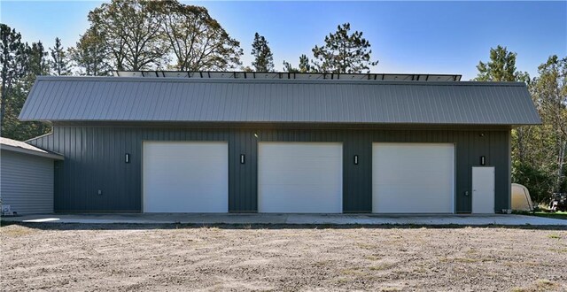 345 Old County D, Shell Lake, WI 54871 - view of detached garage