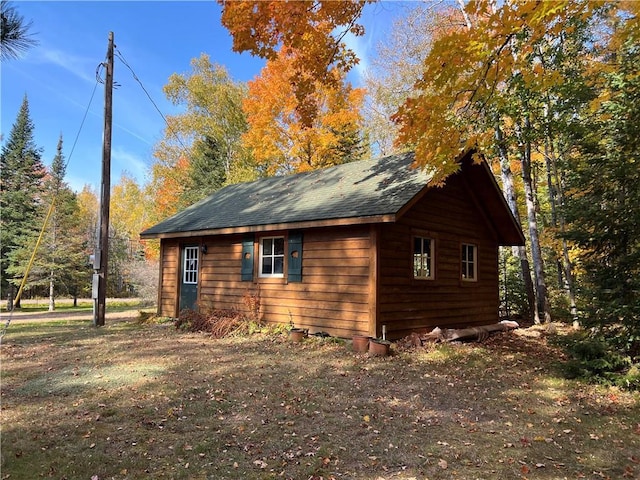 view of side of home