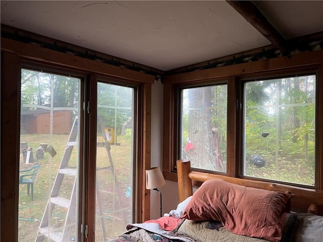 sunroom / solarium with a healthy amount of sunlight