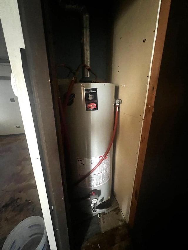 utilities featuring water heater