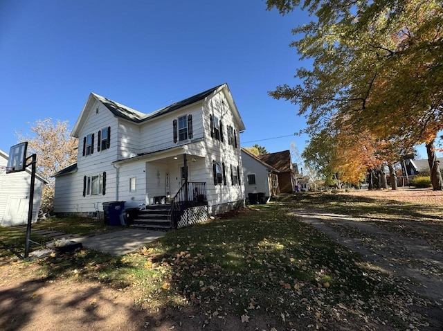 view of back of property