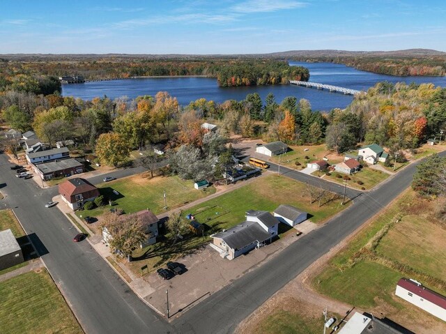 26314 276th St, Holcombe, WI 54745 - birds eye view of property with a water view