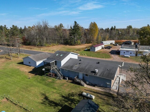 26314 276th St, Holcombe, WI 54745 - kitchen featuring a wealth of natural light, a ceiling fan, baseboard heating, and a textured ceiling
