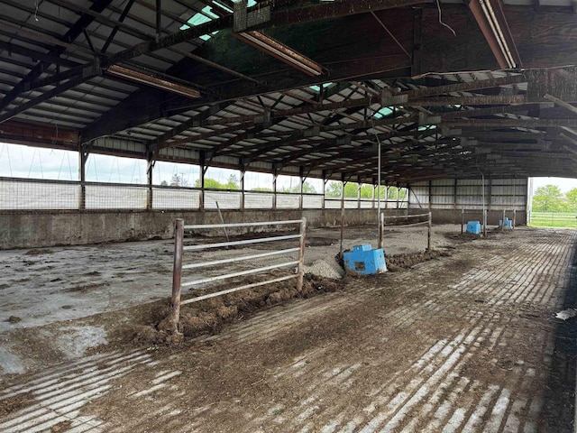 view of stable