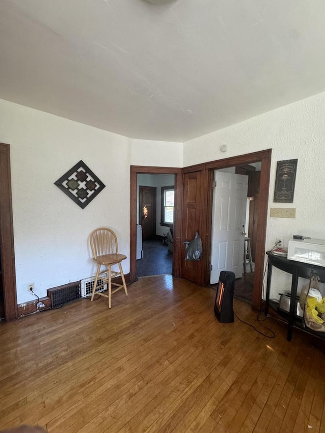 entryway featuring hardwood / wood-style floors