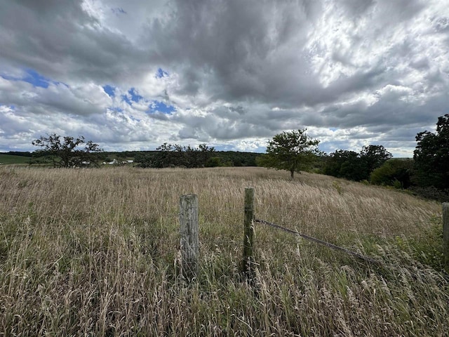 view of landscape featuring a rural view