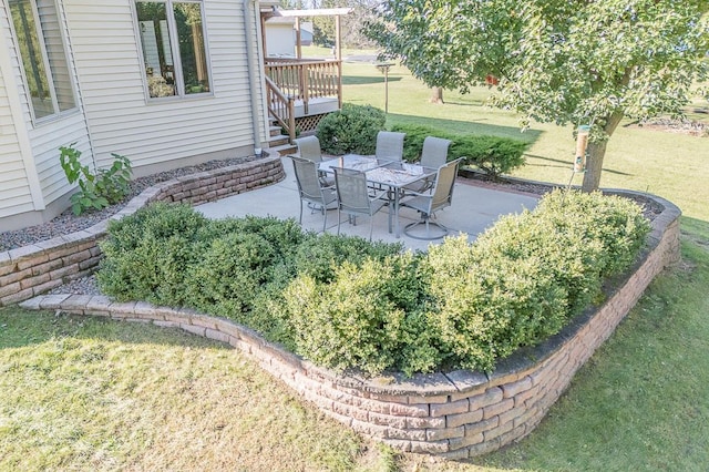 view of patio