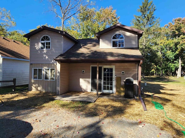 view of back of property