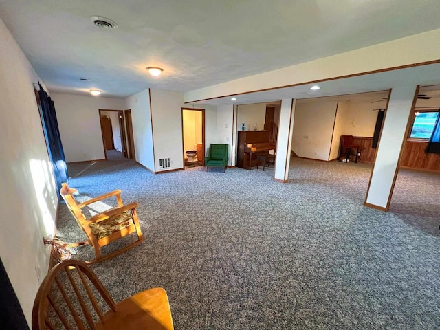 6848 Moonlight Cir, Sun Prairie, WI 53590 - living area with carpet and baseboards